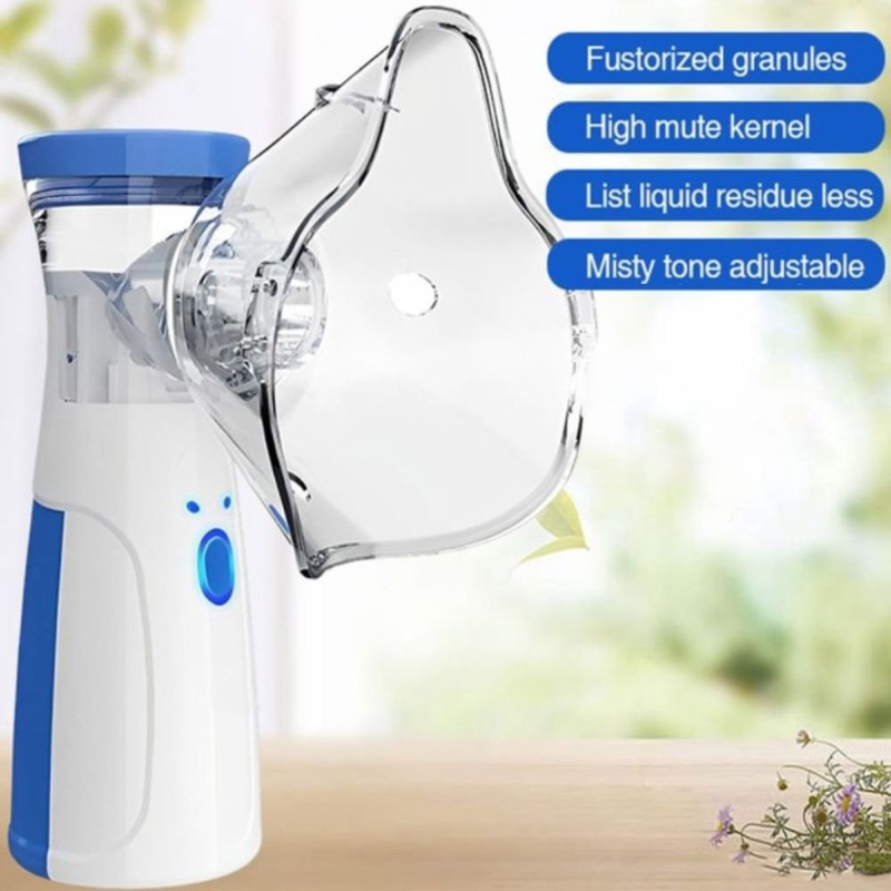 Product image: Αθόρυβος φορητός επαναφορτιζόμενος νεφελοποιητής φαρμάκων mesh nebulizer για ενήλικες και παιδιά 20ml, , medium-null