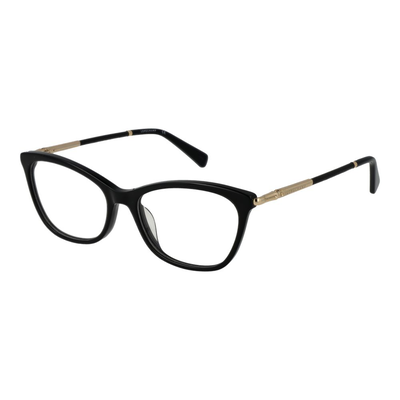 Black plastic glasses (frames), Black, medium