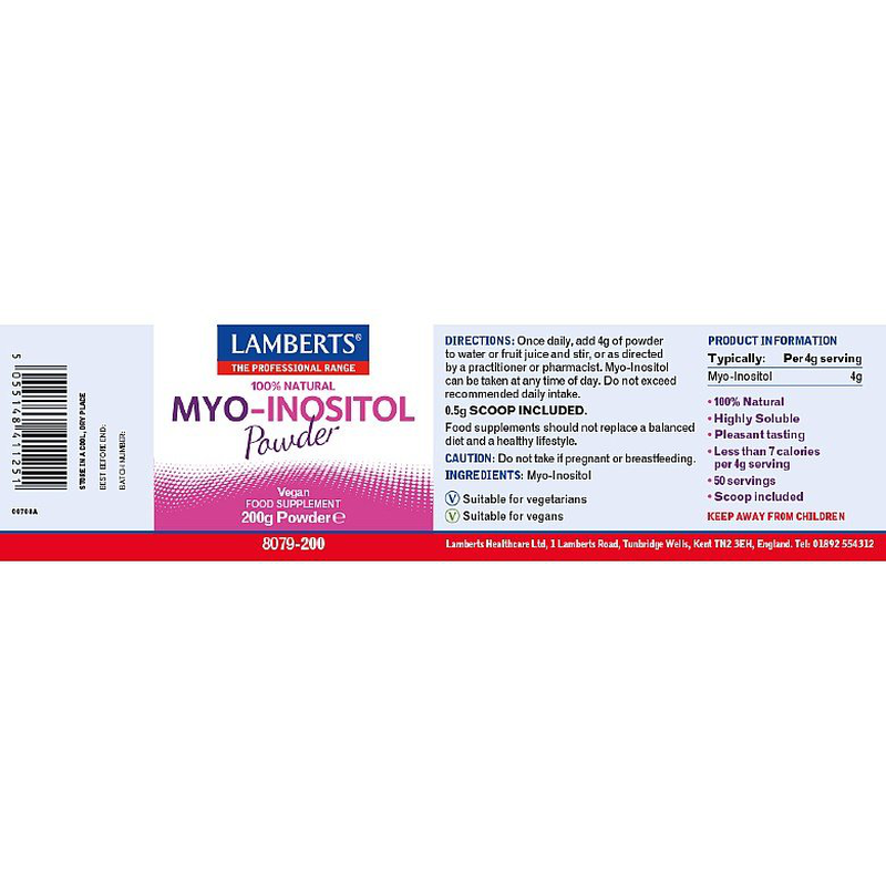 Lamberts myo-inositoll powder 200gr, , medium-null