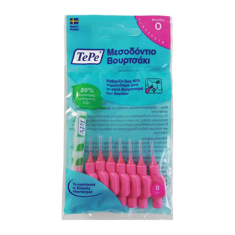 Tepe interdental pink brushes original 0.4mm x 8 pieces, , medium image number null