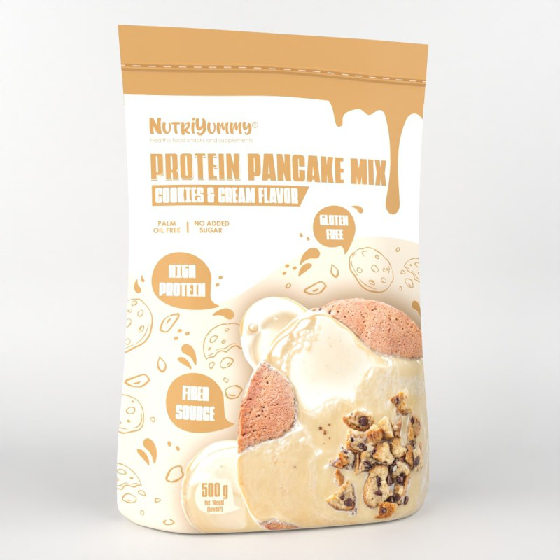 Protein pancake mix-cookies & cream 500gr, , medium-null