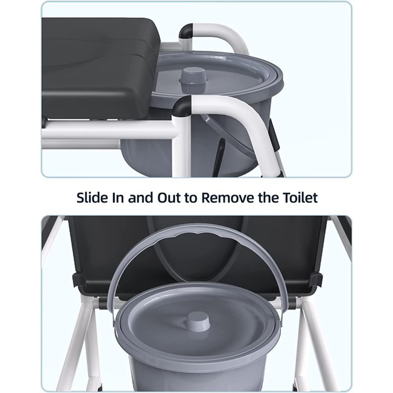 Mobilita : deluxe aluminium shower commode chair, , medium-null