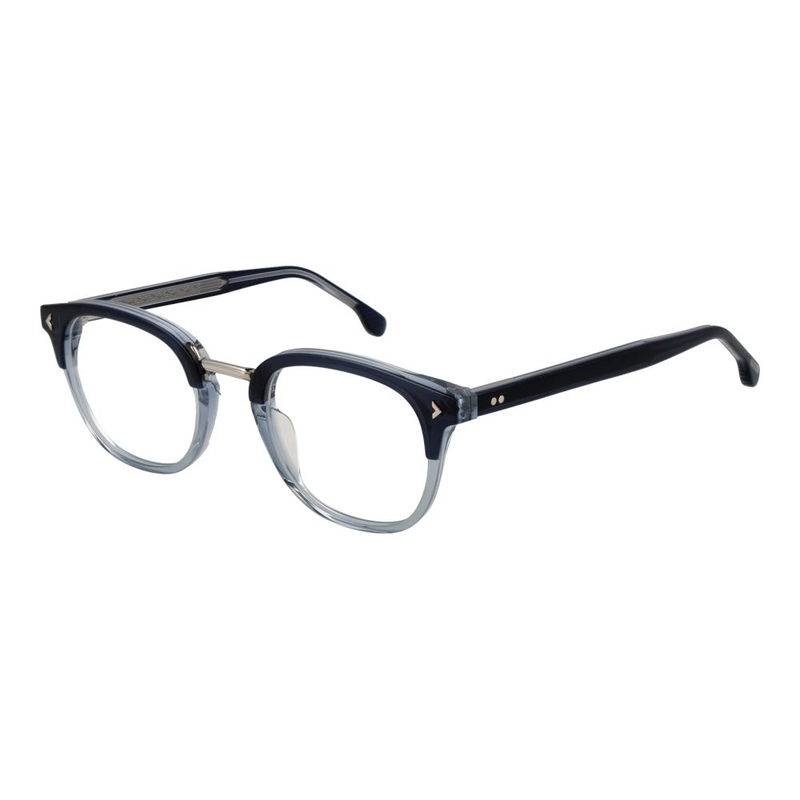 Blue cellulose acetate glasses (frames)-null