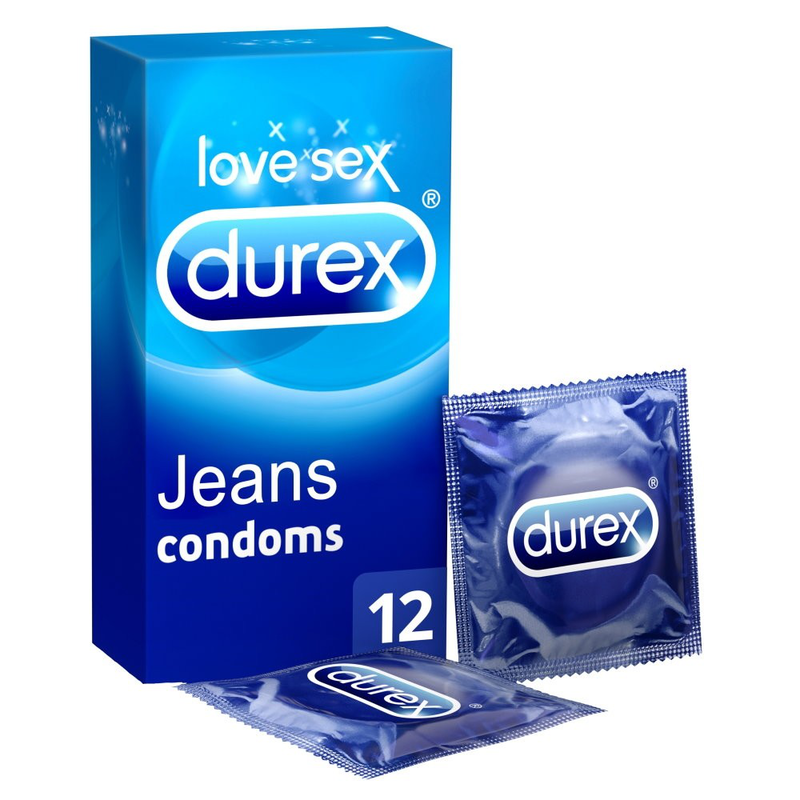 Durex jeans 12 condoms, , medium-null