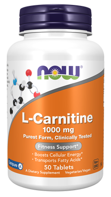 Now foods - l-carnitine 1000mg x 50 tablets, , medium