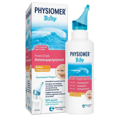 Physiomer baby hypertonic nasal spray 115ml