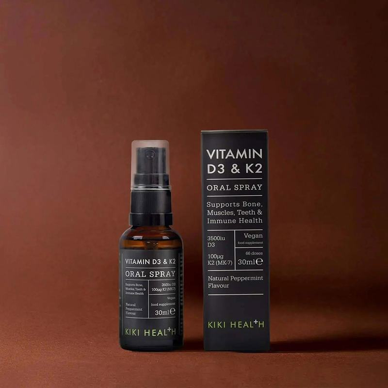 Kiki health, vitamin d3 + k2, 3500 iu, vegan oral spray, 30ml, , medium-null