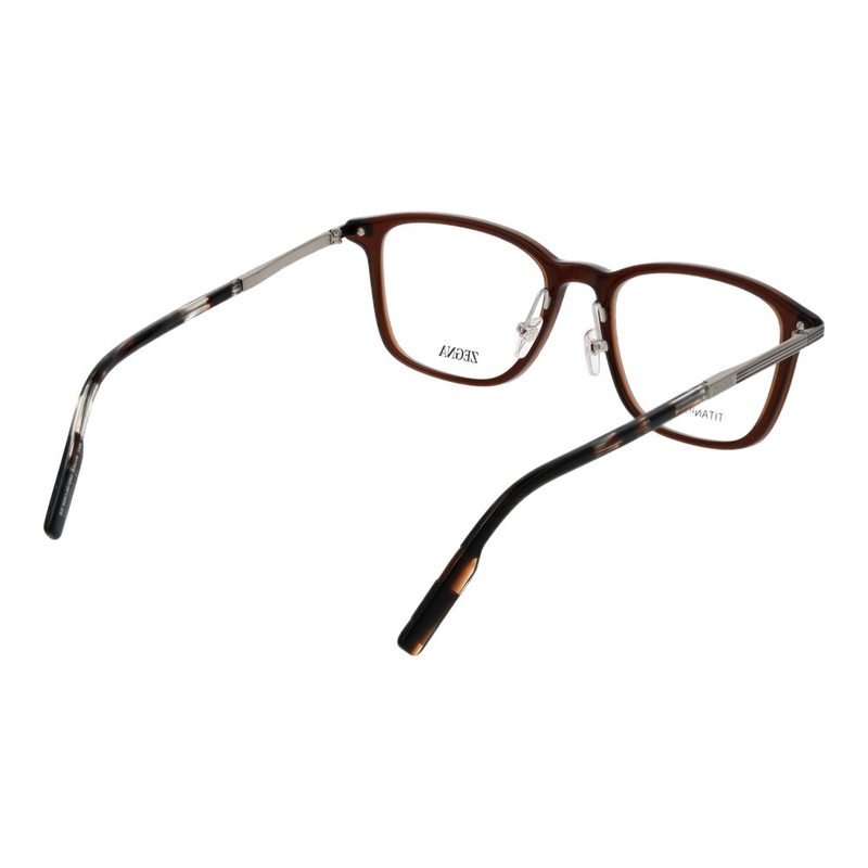 Brown plastic & titanium glasses (frames)-null