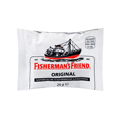 Fisherman's friend | original extra strong &mu;έ&nu;&tau;&alpha; & &epsilon;&upsilon;&kappa;ά&lambda;&upsilon;&pi;&tau;&omicron;&sigmaf; &gamma;&iota;&alpha; &tau;&omicron; &beta;ή&chi;&alpha; & &tau;&omicron;&nu; &epsilon;&rho;&epsilon;&theta;&iota;&sigma;&mu;έ&nu;&omicron; &lambda;&alpha;&iota;&mu;ό | 25gr, , medium