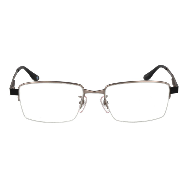 Gray metal glasses (frames)-null