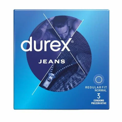 Durex jeans condoms x 3 pieces, , medium