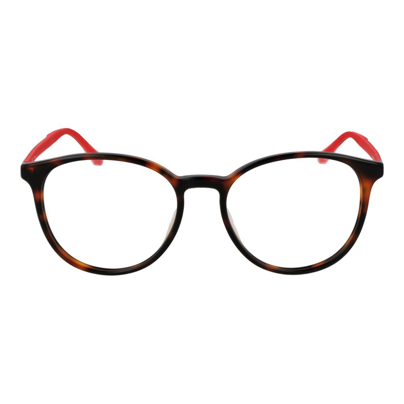Brown plastic glasses (frames)-null