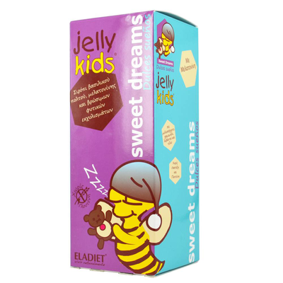 Eladiet jellykids sweet dreams syrup 150ml, to relax and improve the quality of sleep for children