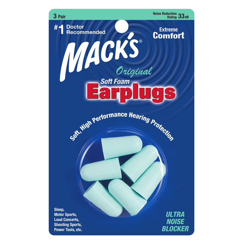 Mack's original soft foam earplugs 3 pairs, , medium-null