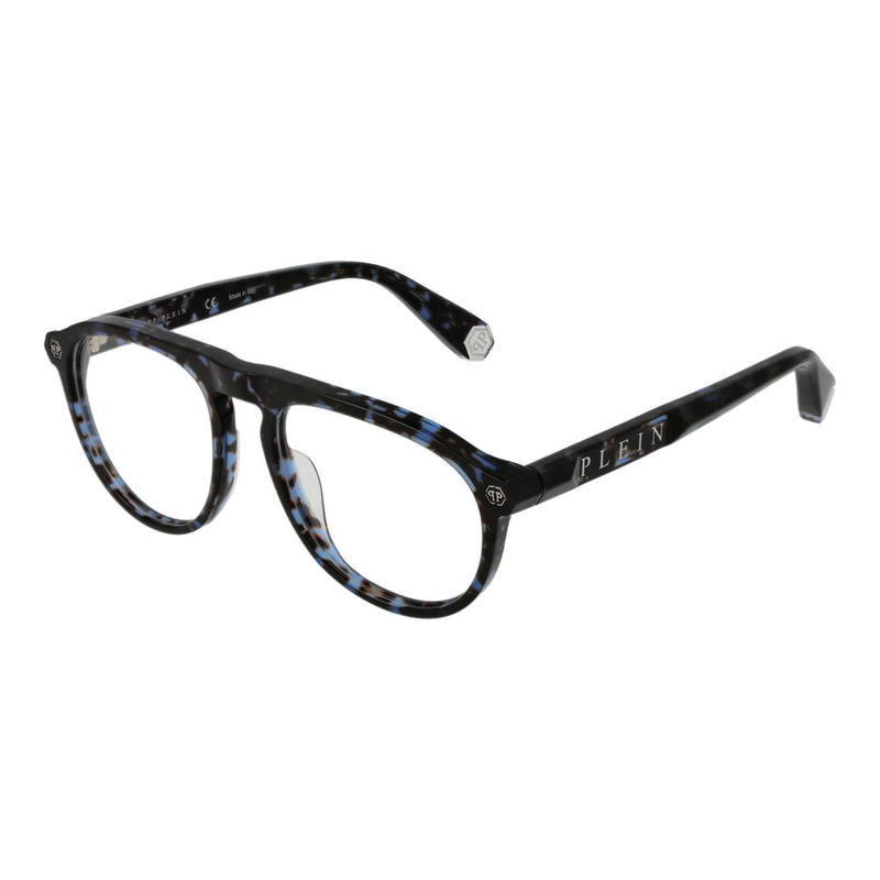 Blue cellulose acetate glasses (frames)-null