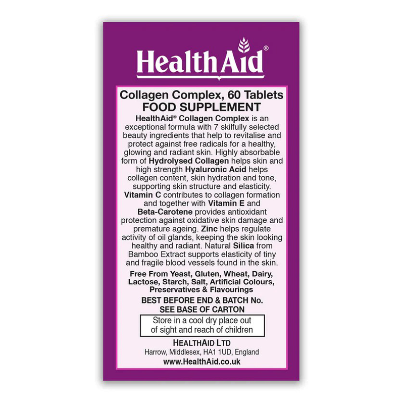 Health aid collagen complex x 60 tablets - specialist care for the skin & joints, , medium image number null