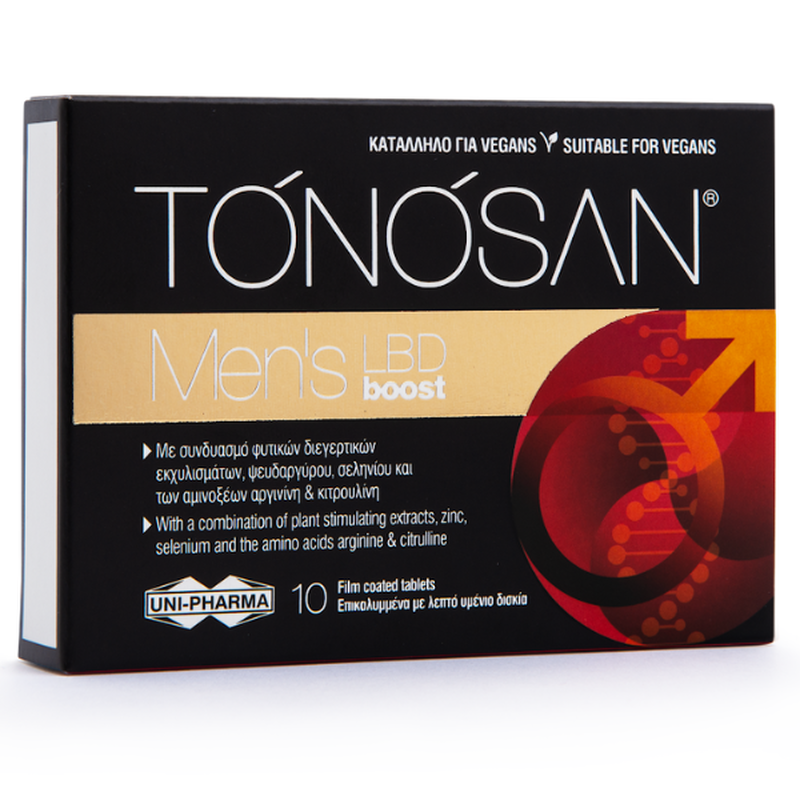 Tonosan | men's lbd boost &gamma;&iota;&alpha; &tau;&eta;&nu; &alpha;&nu;&delta;&rho;&iota;&kappa;ή &sigma;&epsilon;&xi;&omicron;&upsilon;&alpha;&lambda;&iota;&kappa;ή &upsilon;&gamma;&epsilon;ί&alpha; | 10tabs, , medium-null