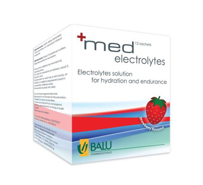 Med electrolytes strawberry 12sachets