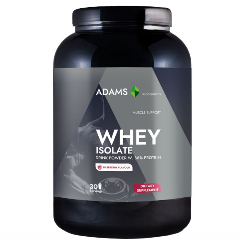 Adams supplements, whey isolate protein (strawberry), 360g-null