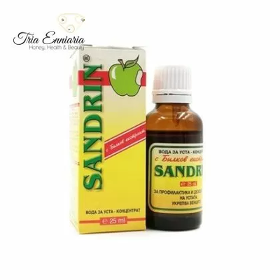 Sandrin, herbal mouthwash, concentrate, 25 ml, , medium