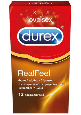 Durex realfeel condoms 12 pieces, , medium