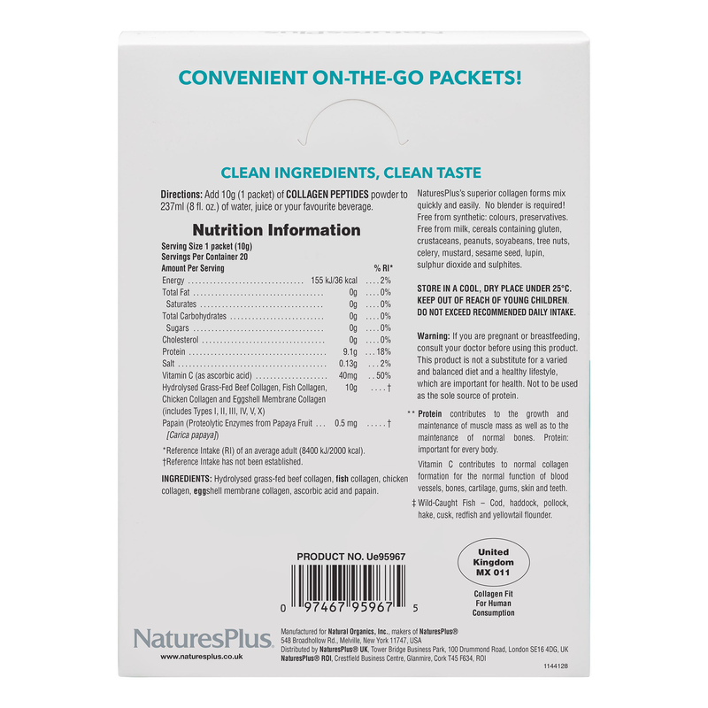 Natures plus collagen stick packs of 20, , medium-null