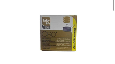 Taky pro oro professional wax tablets with pot 40g +50% free