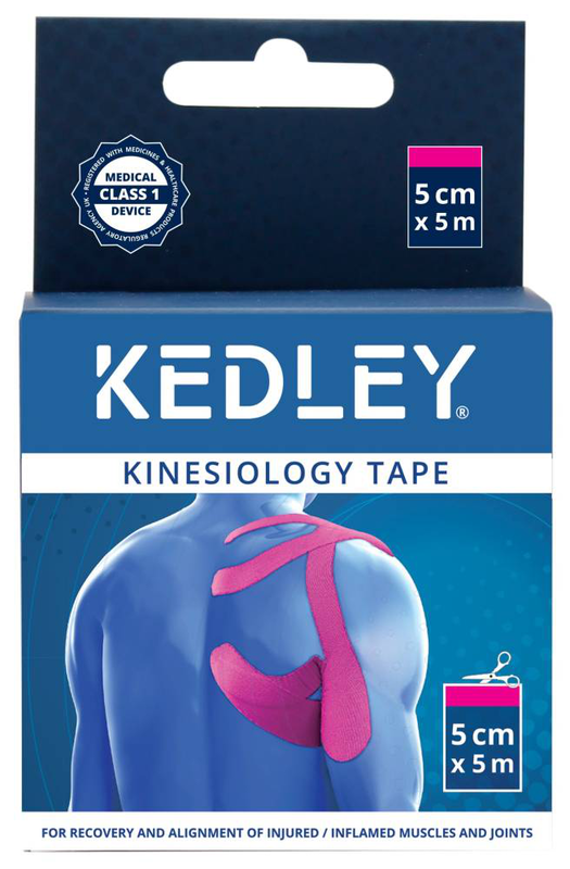 Kedley kinesiology tape pink, , medium-null
