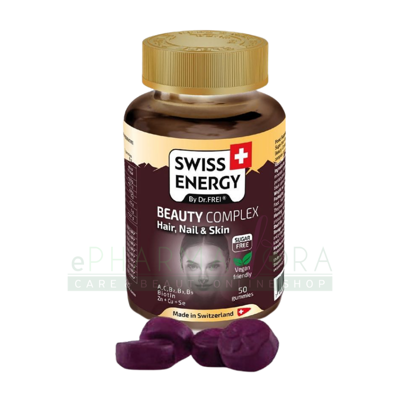 Product image: Swiss energy beauty complex for hair - nail - skin x 50 gummies - advanced beauty formula, , medium-null