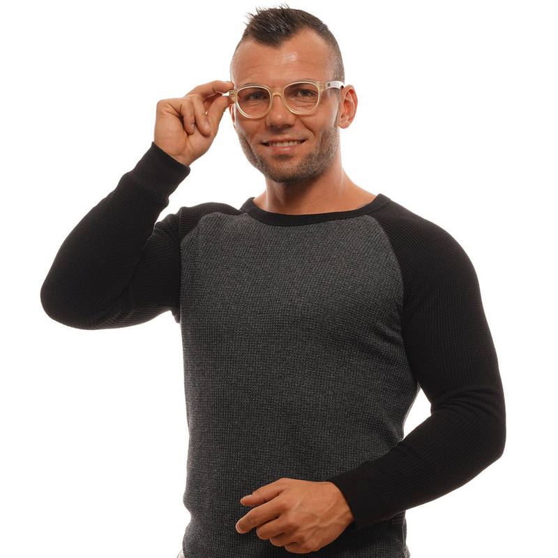 Transparent plastic glasses (frames)-null