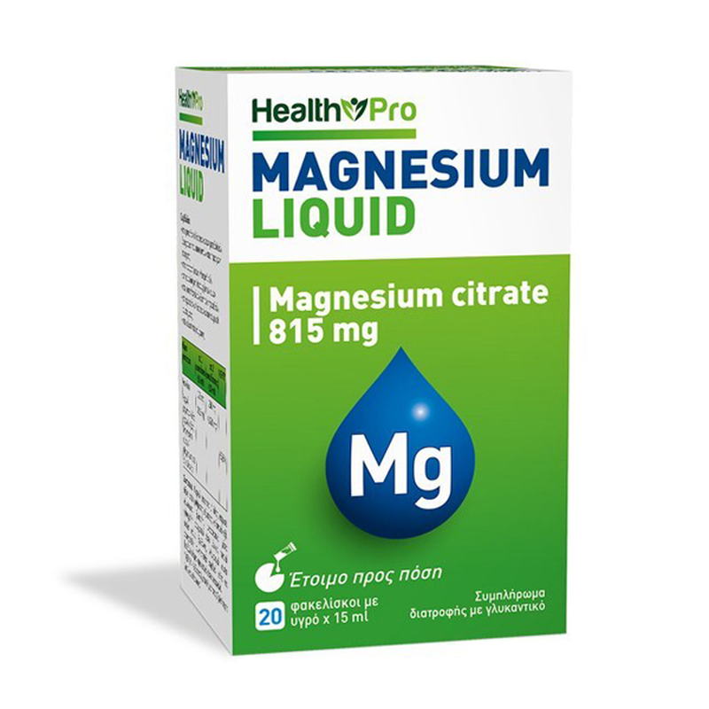 Health pro magnesium citrate liquid 815mg 20x15 ml, , medium-null
