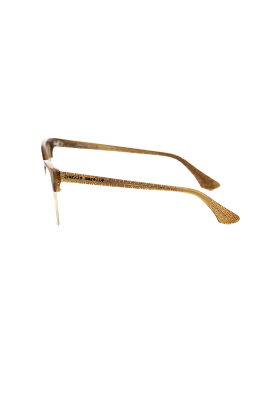 Brown metallic fibre women frame-null