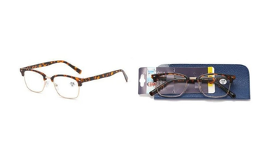 Reading glasses leopard +2, , medium
