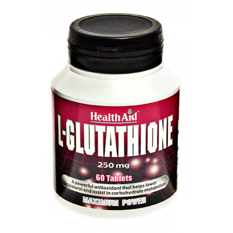 Product image: Health aid l-glutathione 250mg 60 tabs, , medium-null