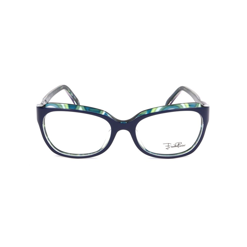 Blue plastic glasses (frames)-null
