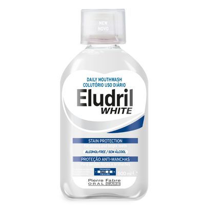 Eludril white daily mouthwash 500ml, , medium