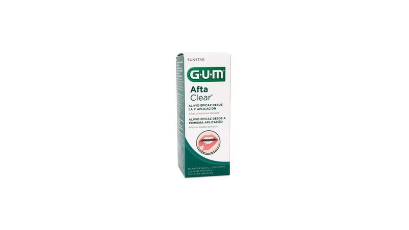 Gum afta clear mouthrinse, 120ml, , medium-null