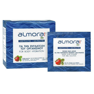 Almora plus x 12 sachets - strawberry flavor