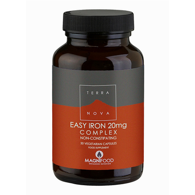 Terranova easy iron 20mg complex non-constipating 50 veg caps, , medium