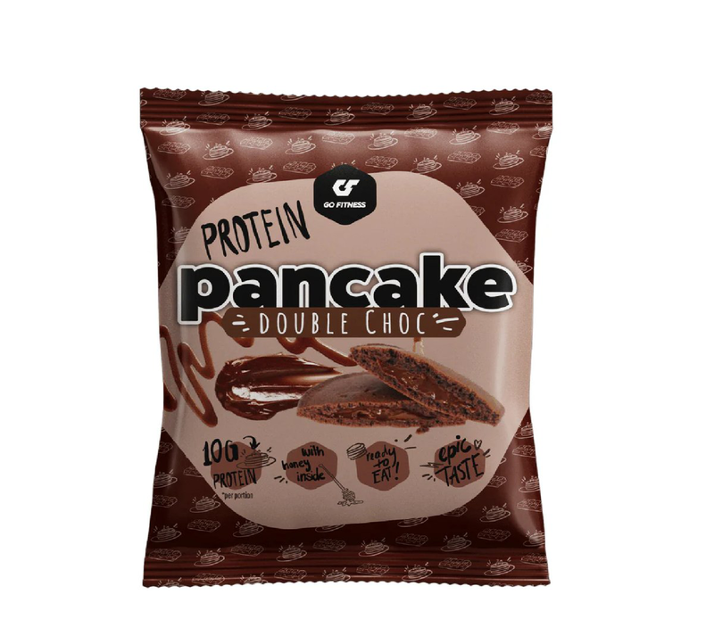 Go fitness protein pancake chocolate 55g, , medium-null