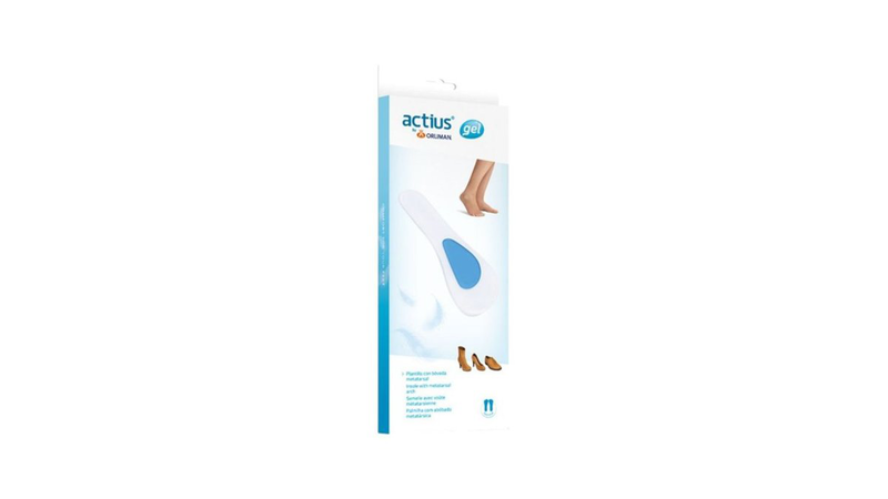 Actius silicone insole with metatarsal arch size 34-36, , medium-null