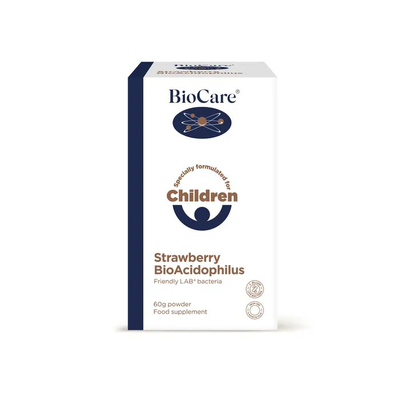 Biocare children's strawberry bioacidophilus 60g powder, , medium
