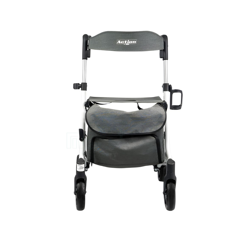 Mobiak action foldable aluminum rollator white, , medium-null
