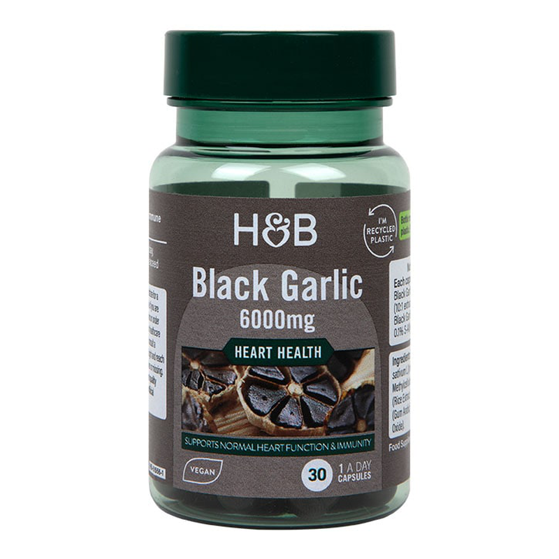Holland & barrett black garlic 6000mg 30 capsules-null