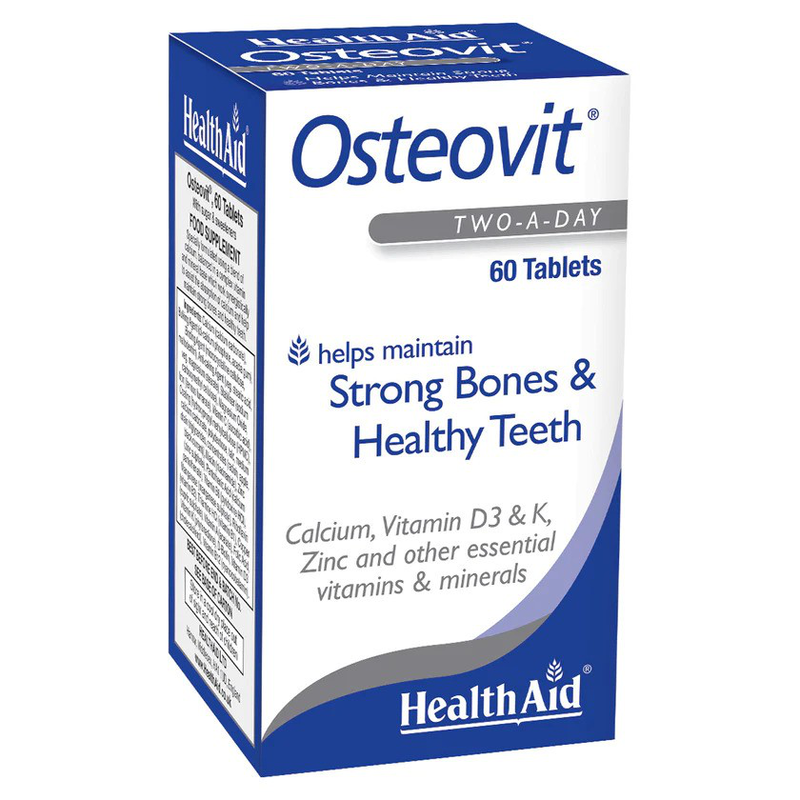 Health aid osteovit x 60 tablets -supports strong bones & healthy teeth, , medium-null