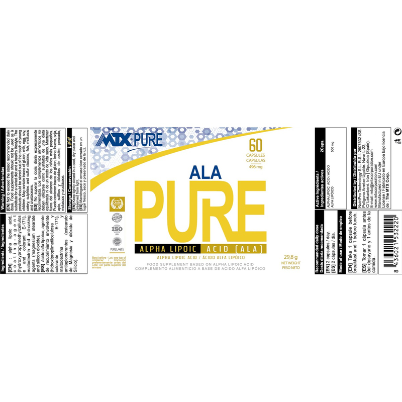 Mtx pure ala 60capsules, , medium-null