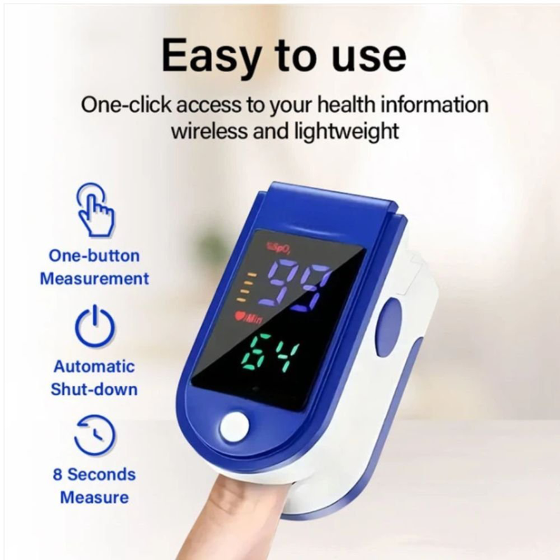 Οξύμετρο δακτύλου με οθόνη OLED – αξιόπιστος μετρητής spo2 και καρδιακών παλμών lk87, , medium-null