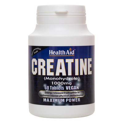 Health aid creatine monohydrate 1000mg x 60 tablets