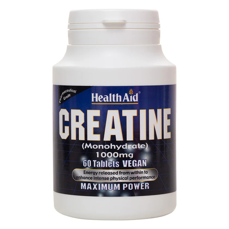 Health aid creatine monohydrate 1000mg x 60 tablets, , medium image number null