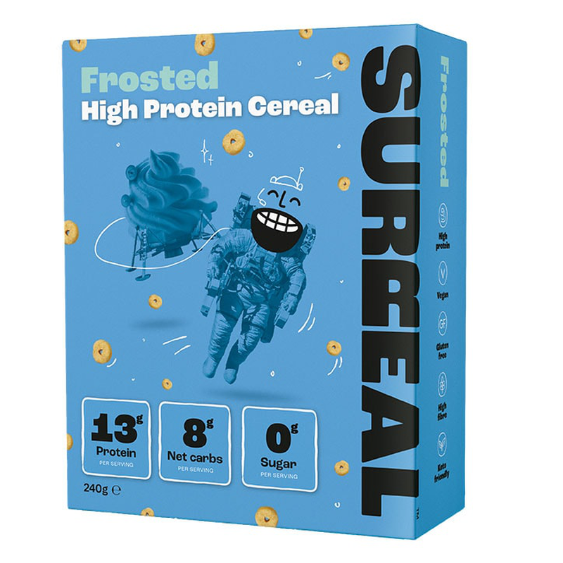 Surreal high protein cereal frosted 240g-null